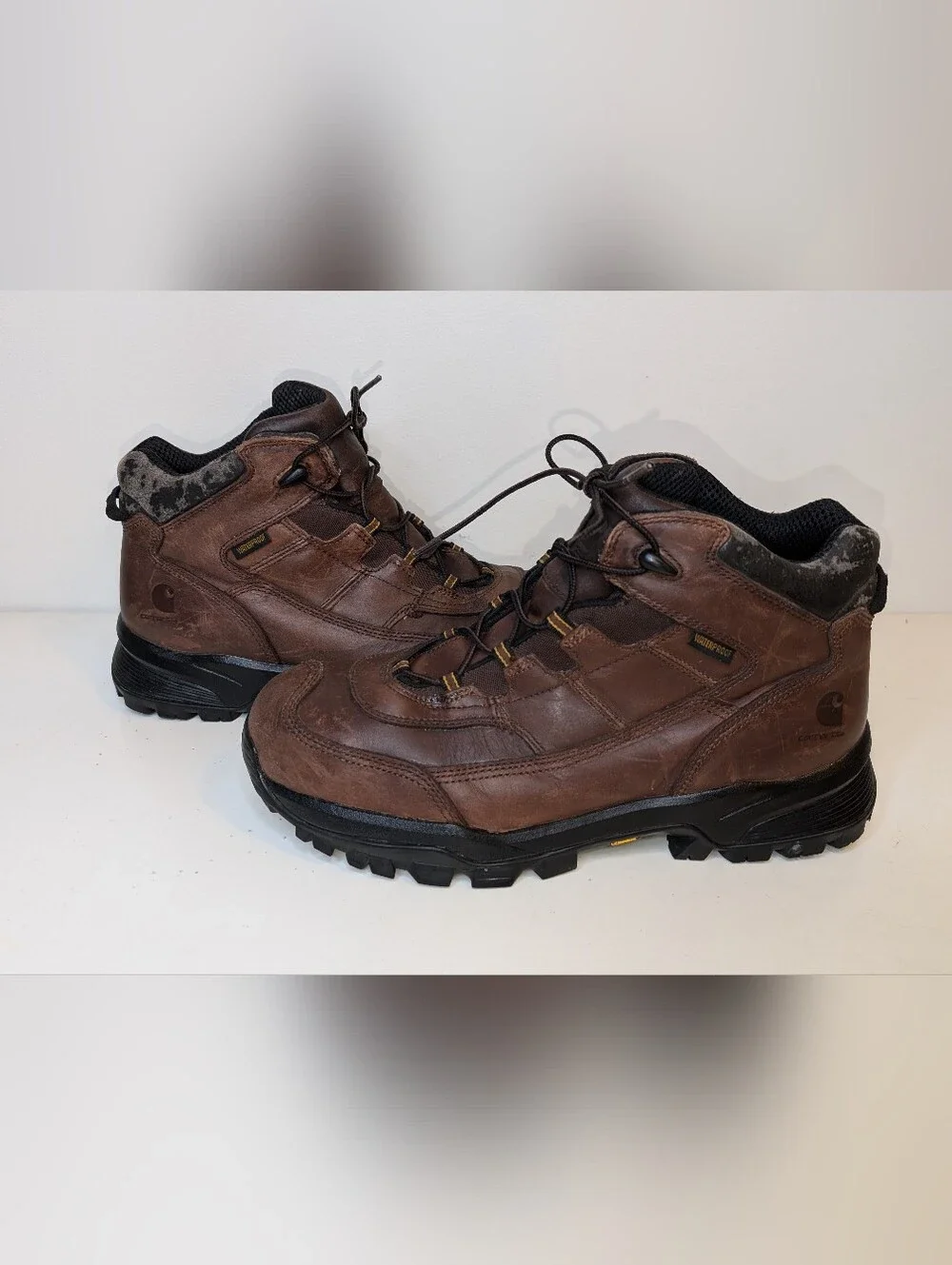 Carhartt Brown Waterproof Men's Hiker Boots Size 14D